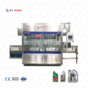 Máquina de llenado de aceite lubricante con sistema de medidor de flujo de 0.5L-7L