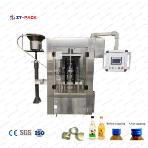 Máquina tapadora automática rotativa de tornillo de tapa de aluminio ROPP 